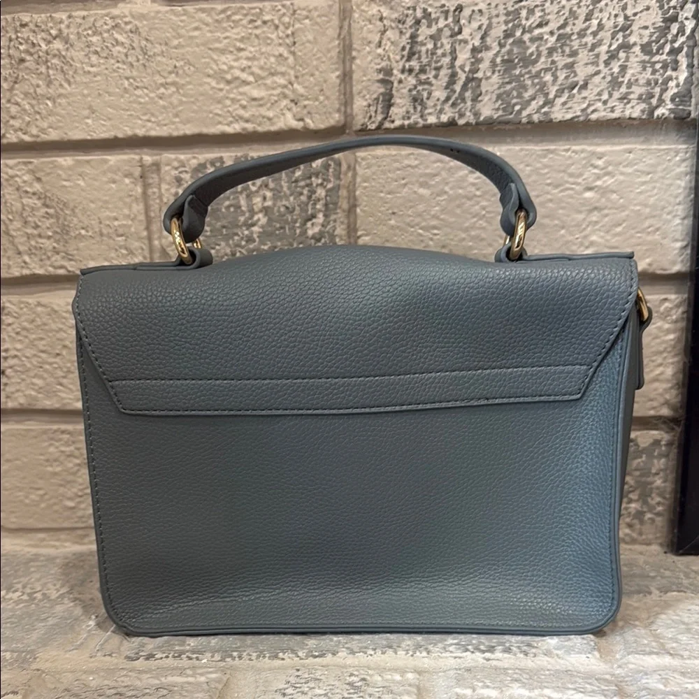 Crossi Elegant Blue Gray Handbag
